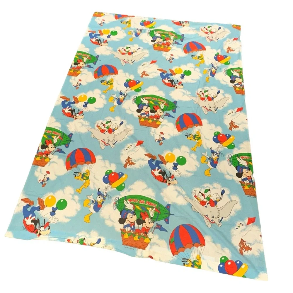 Vintage Walt Disney TWIN‎ Sheet Mickey Mouse Pacific Bedding Dumbo Donald